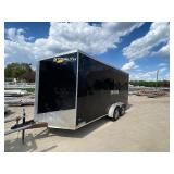 Stealth enclosed trailer