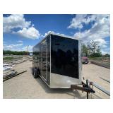 Stealth enclosed trailer