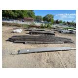 Brown composite decking