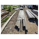 Brown composite decking