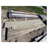 Green & Tan aluminum siding