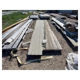 Green & Tan aluminum siding