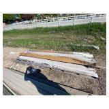 White aluminum siding