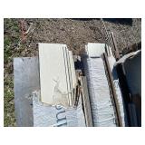 White aluminum siding