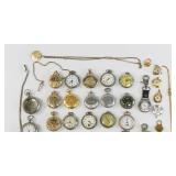 Vintage Pocket Watch & Pendant Watch Lot