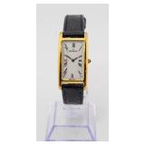 Movado Rectangular Gold-Plated Watch