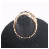 JWBR Sterling Ring w/ Diamonds - Size 7.25