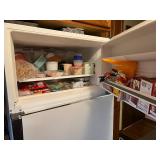 Used Amana 18 Refrigerator with Freezer Compartment - CONTENTS NOT INCLUDED