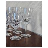 King Edward Pattern Cut Crystal Gorham Glasses