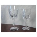 King Edward Pattern Cut Crystal Gorham Glasses