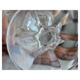 King Edward Pattern Cut Crystal Gorham Glasses