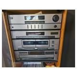 Sony Stereo Cabinet & Speakers
