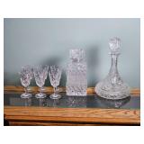 Cut Glass Decanter Group