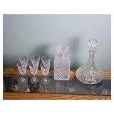 Cut Glass Decanter Group
