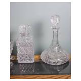 Cut Glass Decanter Group