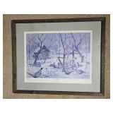 In Shelter  Numbered and Signed Print by Les Kouba 378/3000