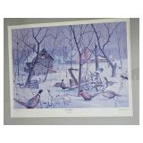 In Shelter  Numbered and Signed Print by Les Kouba 378/3000