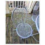 Charming Scrolled Icecream Table Set