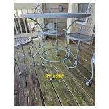 Charming Scrolled Icecream Table Set