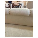 Contemporary Grey Flexsteel Rolled Arm Sofa