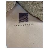 Contemporary Grey Flexsteel Rolled Armchair