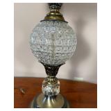 Hollywood Regency Globe Table Lamp