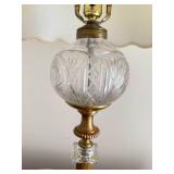 Brass Collom Hollywood Regency Table Lamp