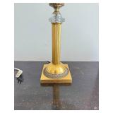Brass Collom Hollywood Regency Table Lamp