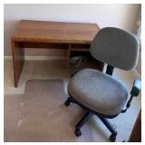 Retro Oak Office Workstation and Chair
