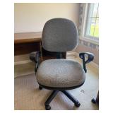 Retro Oak Office Workstation and Chair