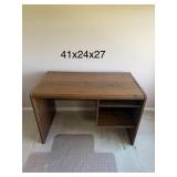 Retro Oak Office Workstation and Chair