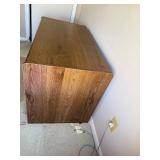 Retro Oak Office Workstation and Chair