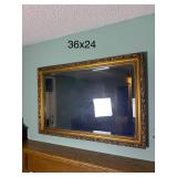 Stunning Gilt Louis IV Mantle Mirror