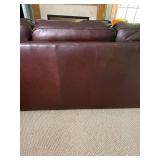 Chocolate Tone Leather Sofa from Lane Furniture