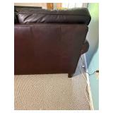 Chocolate Tone Leather Sofa from Lane Furniture