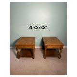 American Contemporary Oak Side Table