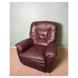 Chocolate Tone Leather Recliner from Lane Furniture
