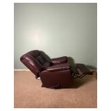 Chocolate Tone Leather Recliner from Lane Furniture