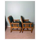 American Misson Card Table Chairs