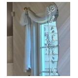 Stunning Vintage Etched Wall Accent Mirror