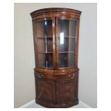 Gorgeous Restoration Mahogany Corner Display Cabinet
