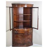 Gorgeous Restoration Mahogany Corner Display Cabinet