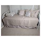 Adorable White Metal Day Bed Set