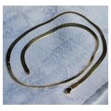 14K Yellow Gold 19 inch Necklace, 7 grams as