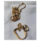 14K Yellow Gold Bracelets, 10 grams