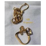 14K Yellow Gold Bracelets, 10 grams