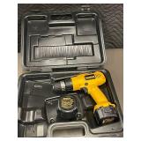 DEWALT 9.6V Cordless Drill with Battery and Case