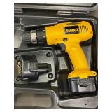 DEWALT 9.6V Cordless Drill with Battery and Case