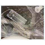 Set of 2 Halloween Ghost Yard Decorations with Warm Lights