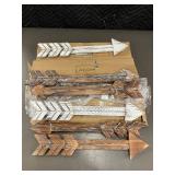 Set of 1 plus  Rustic Wooden Arrows Wall Decor
